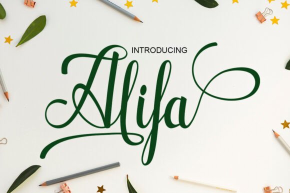 Alifa: A Fresh Calligraphy Font for Modern Branding