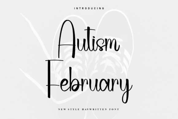 Autism February: A Handwritten Font with Warmth and Movement