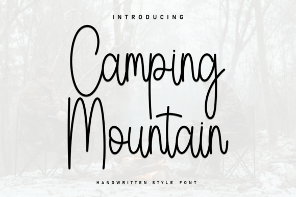 Camping Mountain Font: A Fluid Script for Outdoor Brand Campaigns