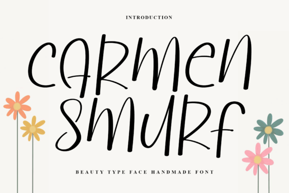 Carmen Smurf: A Rhythmic Script Font for Business Branding