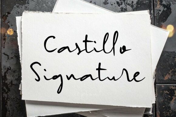 Castillo Signature: A Premium Script Font for Scroll-Stopping Brand Content