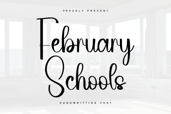 February Schools: A Handwritten Typeface for Warm Web Design