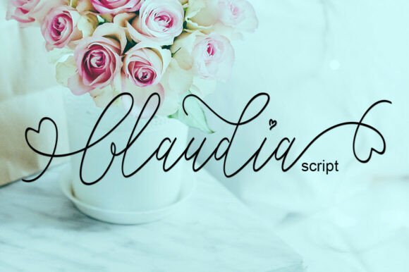 Glaudia: A Modern Script Typeface for Web Designers