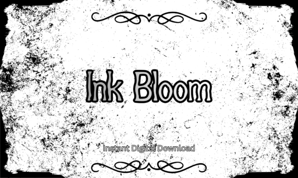 Ink Bloom Font: A Bold Handwritten Typeface for Web Designers