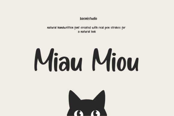 Miau Miou: A Casual Handwritten Font That Builds Real Brand Trust