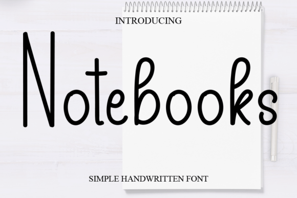 Notebooks: A Handwritten Font for Real Brand Warmth