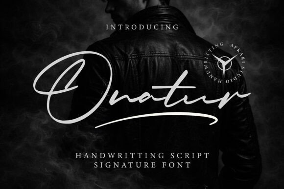 Onatur: A Modern Handwritten Signature Font