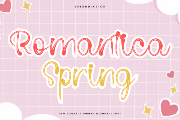 Romantica Spring: A Playful Typeface for Spring Branding