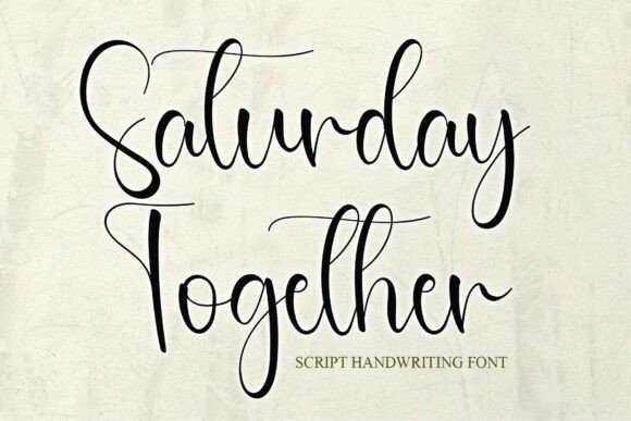 Saturday Together: A Warm, Polished Script Font for Real Business Branding