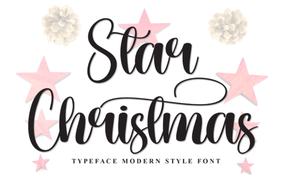 Star Christmas: A Script Font for Digital Creators