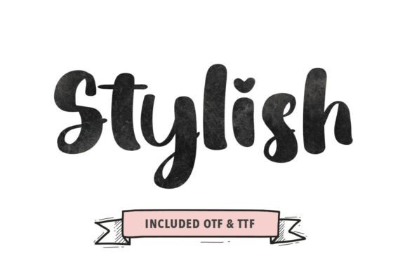 Stylish Brush: A Handwritten Font That Feels Like a Thoughtful Pause