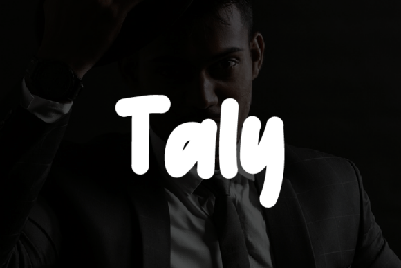 Taly: A Bold, Handmade Display Font for Real Branding
