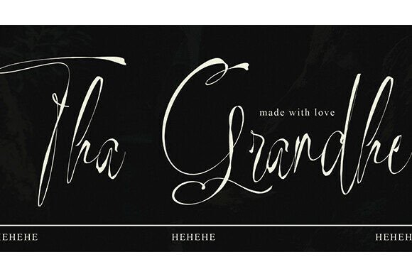 The Grande: A Handwritten Font for Editorial Warmth