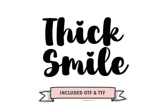 Thick Smile: A Bold Handwritten Font for Campaign Headlines