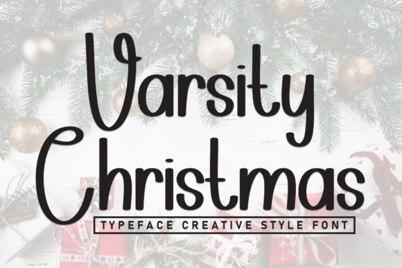 Varsity Christmas: A Sweet Script Font for Makers