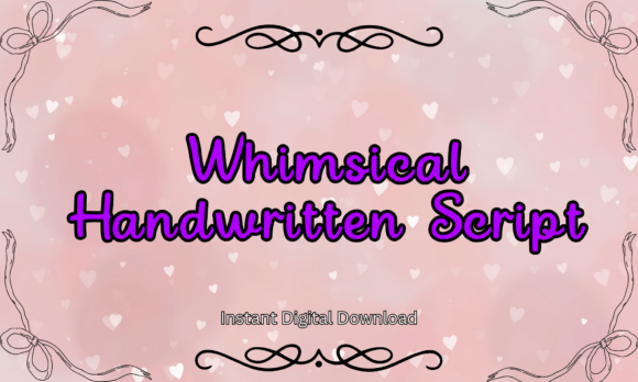 Whimsical Handwritten: A Script Font for Editorial Design